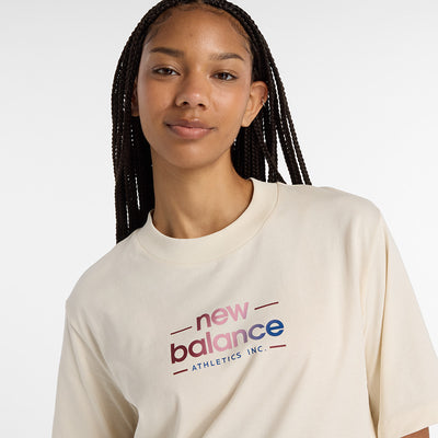 New Balance Women's Reimagined Oversize Stone Tee