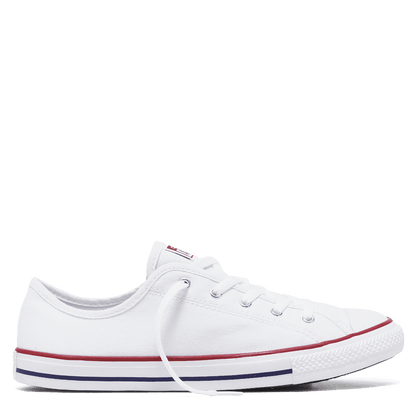 Converse Women's Chuck Taylor All Star Dainty Canvas Low Top White Shoe