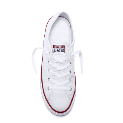 Converse Women's Chuck Taylor All Star Dainty Canvas Low Top White Shoe