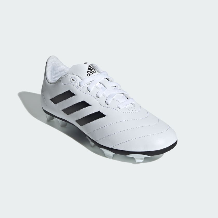 Adidas ADDIAS JUNIOR GOLETTO VIII WHITE FOOTBALL BOOTS - INSPORT