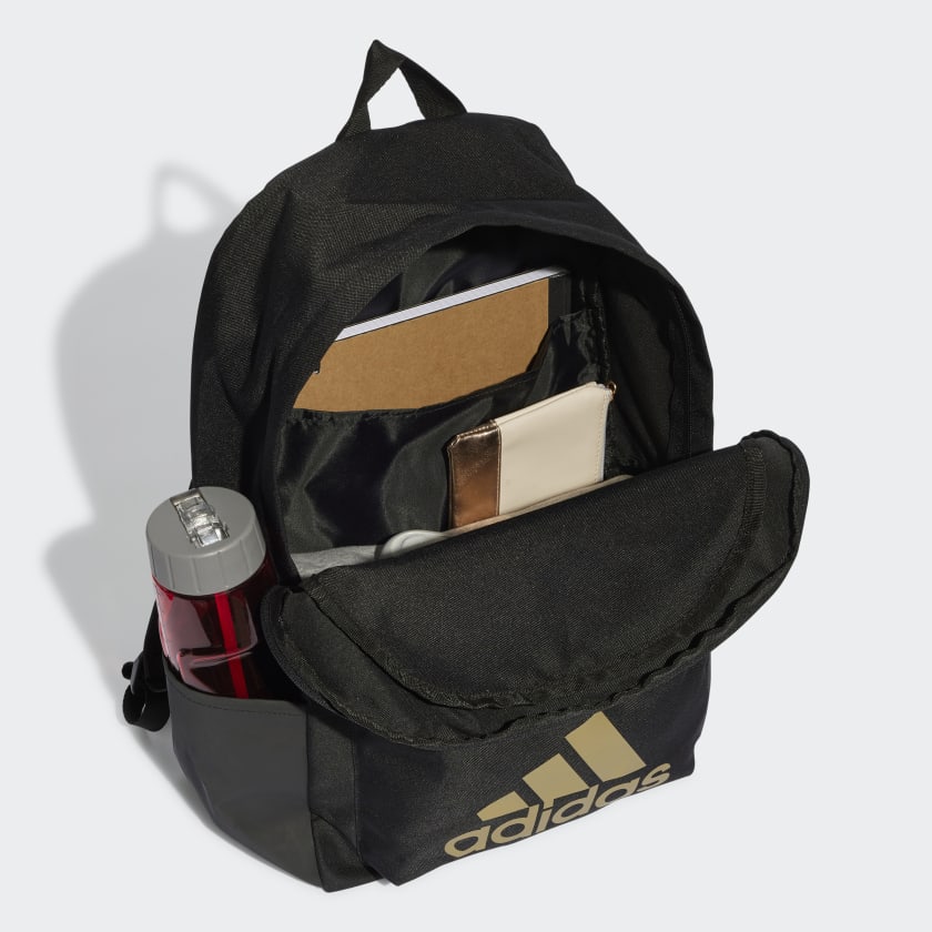 Adidas ADIDAS CLASSIC BADGE OF SPORT BLACK/GOLD BACKPACK - INSPORT