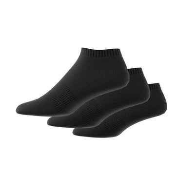 Adidas ADIDAS CUSHIONED LOW-CUT SOCKS 3 PAIRS BLACK SOCKS - INSPORT