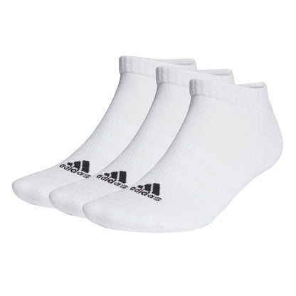 Adidas ADIDAS CUSHIONED LOW-CUT SOCKS WHITE 3 PAIRS - INSPORT