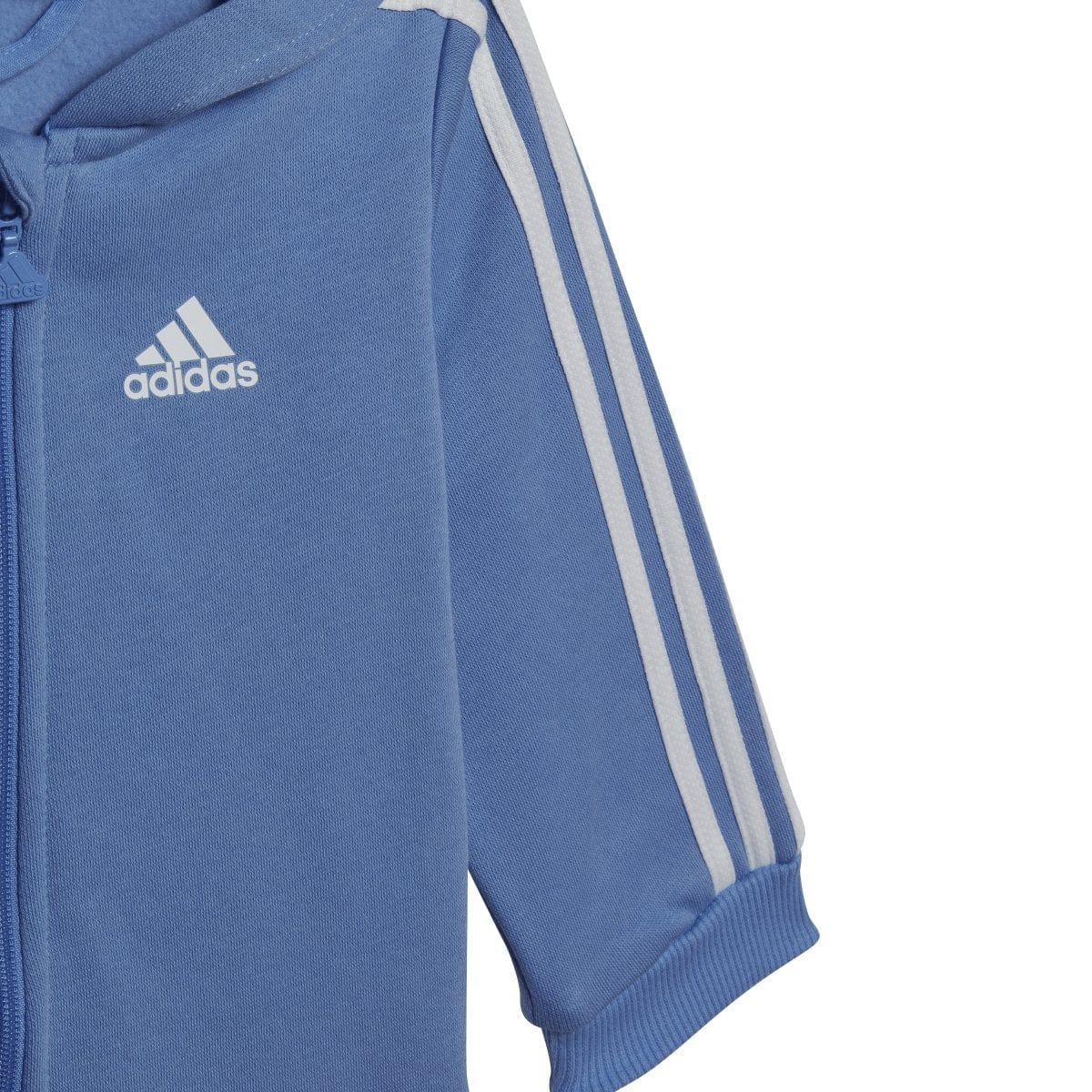 Adidas ADIDAS INFANT'S 3 STRIPE FLEECE FULL ZIP BLUE 2 SET - INSPORT