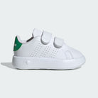 Adidas ADIDAS INFANT'S ADVANTAGE WHITE/GREEN SHOES - INSPORT