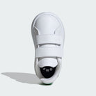 Adidas ADIDAS INFANT'S ADVANTAGE WHITE/GREEN SHOES - INSPORT