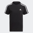 Adidas ADIDAS JUNIOR ESSENTIALS 3-STRIPES BLACK TEE - INSPORT