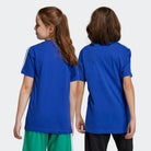 Adidas ADIDAS JUNIOR ESSENTIALS 3-STRIPES COTTON BLUE TEE - INSPORT