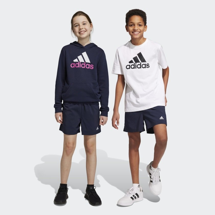 Adidas ADIDAS JUNIOR ESSENTIALS SMALL LOGO CHELSEA NAVY SHORTS - INSPORT