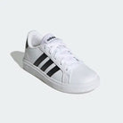 Adidas ADIDAS JUNIOR GRAND COURT LIFESTYLE TENNIS LACE-UP SHOES - INSPORT