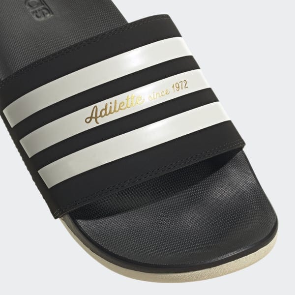 Adidas ADIDAS MEN'S ADILETTE 1972 BLACK COMFORT SLIDES - INSPORT