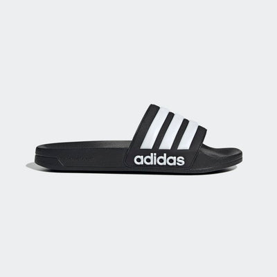 Adidas ADIDAS MEN'S ADILETTE BLACK/WHITE SHOWER SLIDES - INSPORT