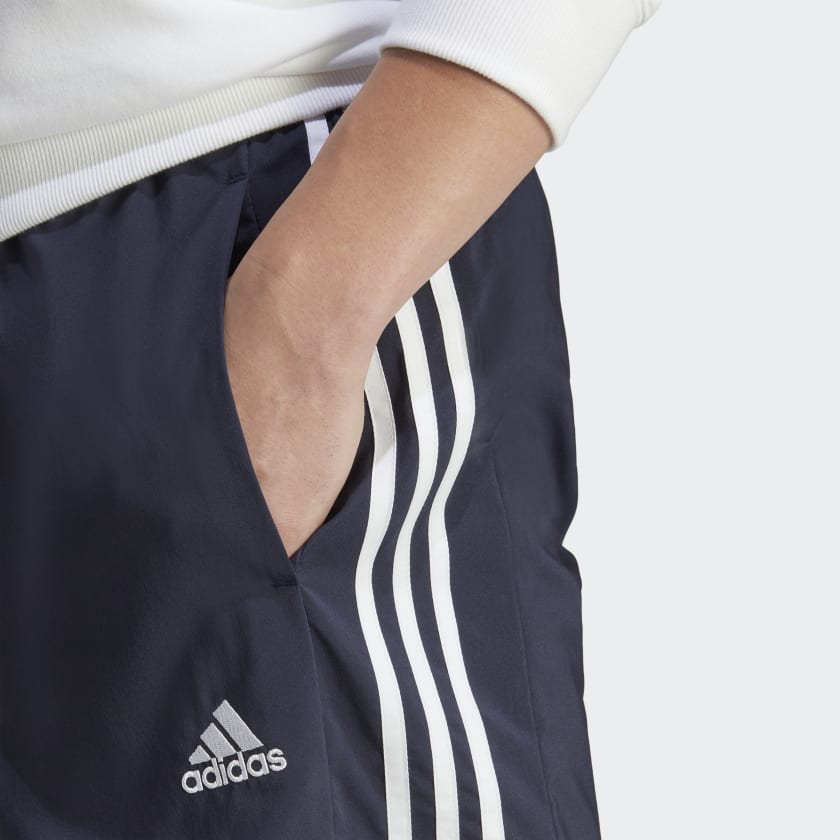 Adidas ADIDAS MEN'S AEROREADY ESSENTIALS CHELSEA 3-STRIPES NAVY SHORTS - INSPORT