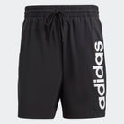 Adidas ADIDAS MEN'S AEROREADY ESSENTIALS CHELSEA LINEAR LOGO BLACK SHORTS - INSPORT