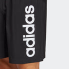 Adidas ADIDAS MEN'S AEROREADY ESSENTIALS CHELSEA LINEAR LOGO BLACK SHORTS - INSPORT