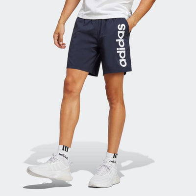 Adidas ADIDAS MEN'S AEROREADY ESSENTIALS CHELSEA LINEAR LOGO NAVY SHORTS - INSPORT