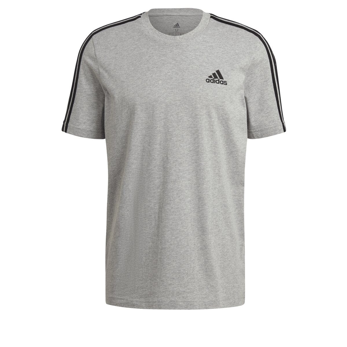 Adidas ADIDAS MEN'S ESSENTIALS 3-STRIPES GREY TEE - INSPORT