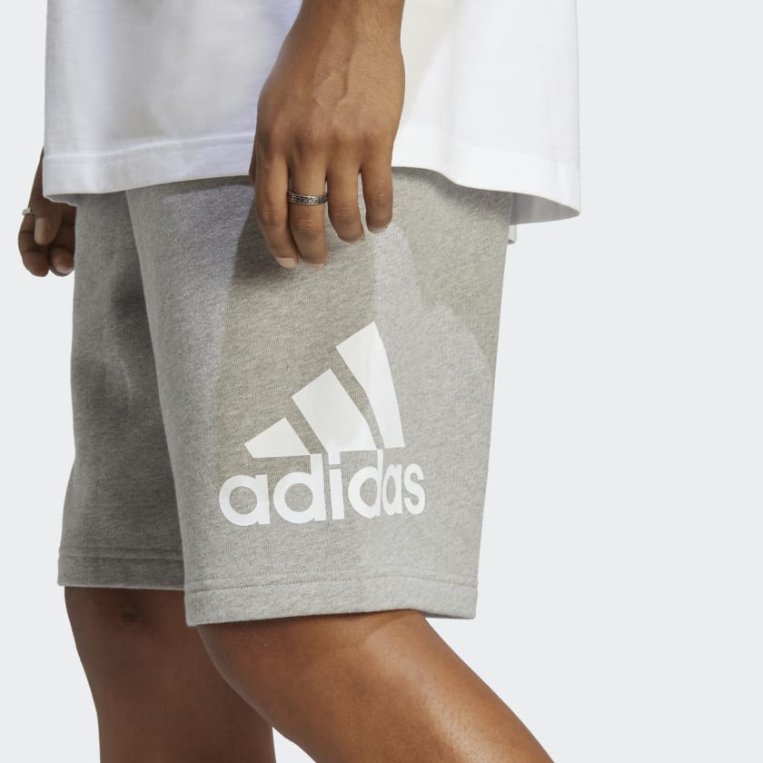 Adidas ADIDAS MEN'S ESSENTIALS BIG LOGO FT GREY SHORTS - INSPORT