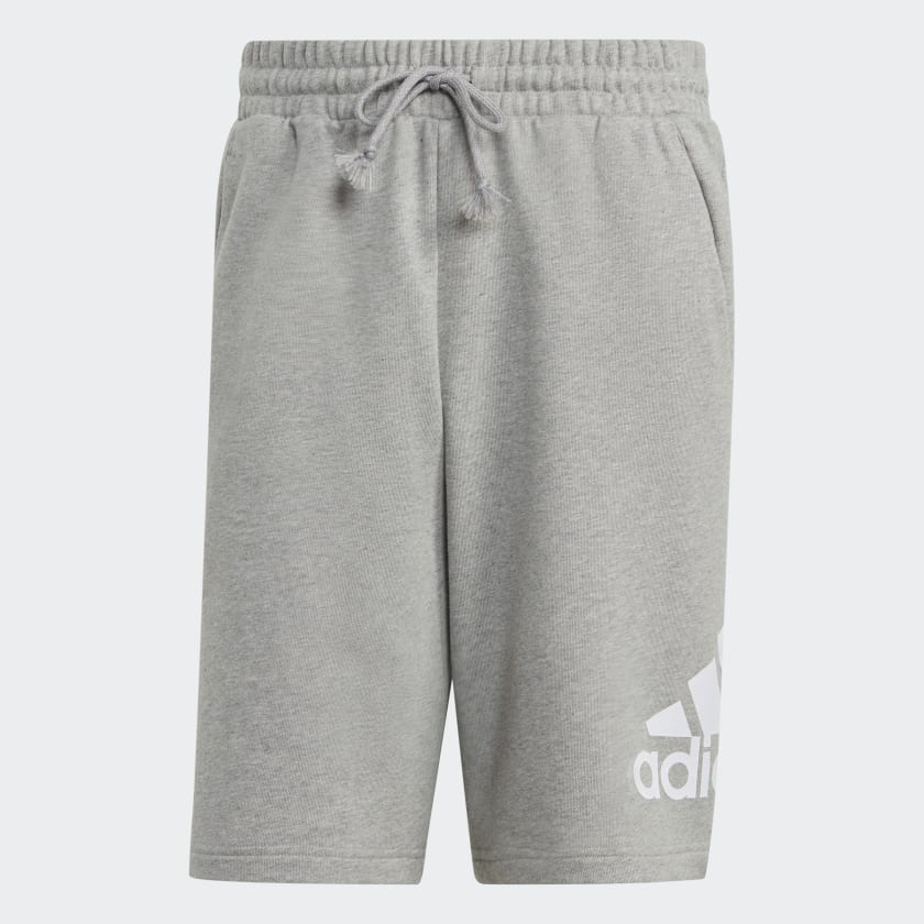 Adidas ADIDAS MEN'S ESSENTIALS BIG LOGO FT GREY SHORTS - INSPORT