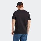 Adidas ADIDAS MEN'S ESSENTIALS SINGLE JERSEY 3-STRIPES BLACK TEE - INSPORT