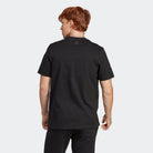 Adidas ADIDAS MEN'S ESSENTIALS SINGLE JERSEY BIG LOGO BLACK TEE - INSPORT