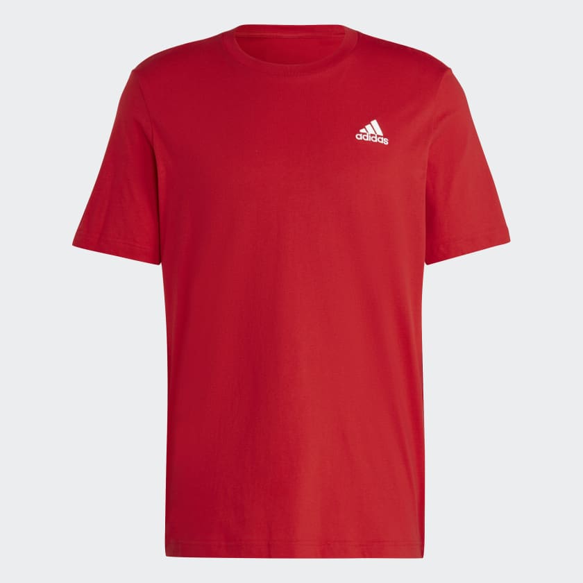 Mens red adidas t sales shirt