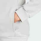 Adidas ADIDAS men's future icons full zip grey hoodie - INSPORT