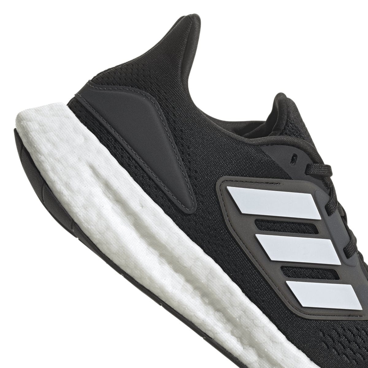 Adidas ADIDAS MEN'S PUREBOOST 22 BLACK/WHITE RUNNING SHOES - INSPORT