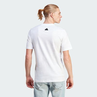 Adidas ADIDAS MEN'S SPORTSWEAR FUTURE ICONS METALLIC WHITE TEE - INSPORT