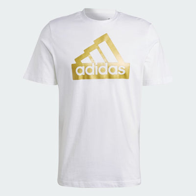 Adidas ADIDAS MEN'S SPORTSWEAR FUTURE ICONS METALLIC WHITE TEE - INSPORT