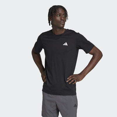 Adidas ADIDAS MEN'S TRAIN ESSENTIALS BLACK TEE - INSPORT