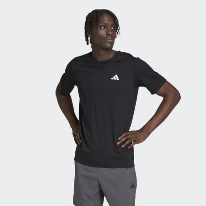 Adidas ADIDAS MEN'S TRAIN ESSENTIALS BLACK TEE - INSPORT