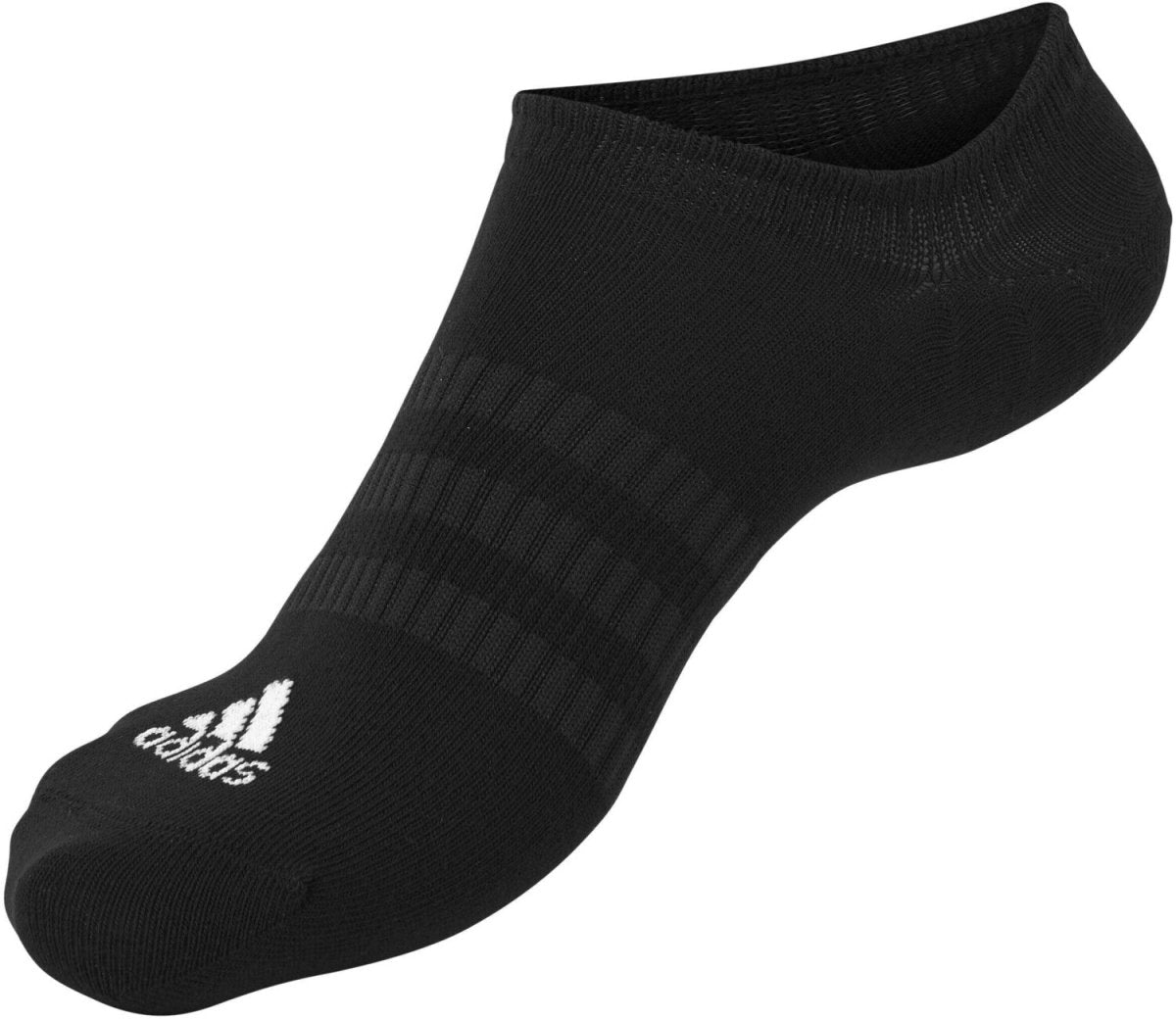 Adidas ADIDAS NO-SHOW INVISIBLE BLACK SOCKS (3 PAIRS) - INSPORT