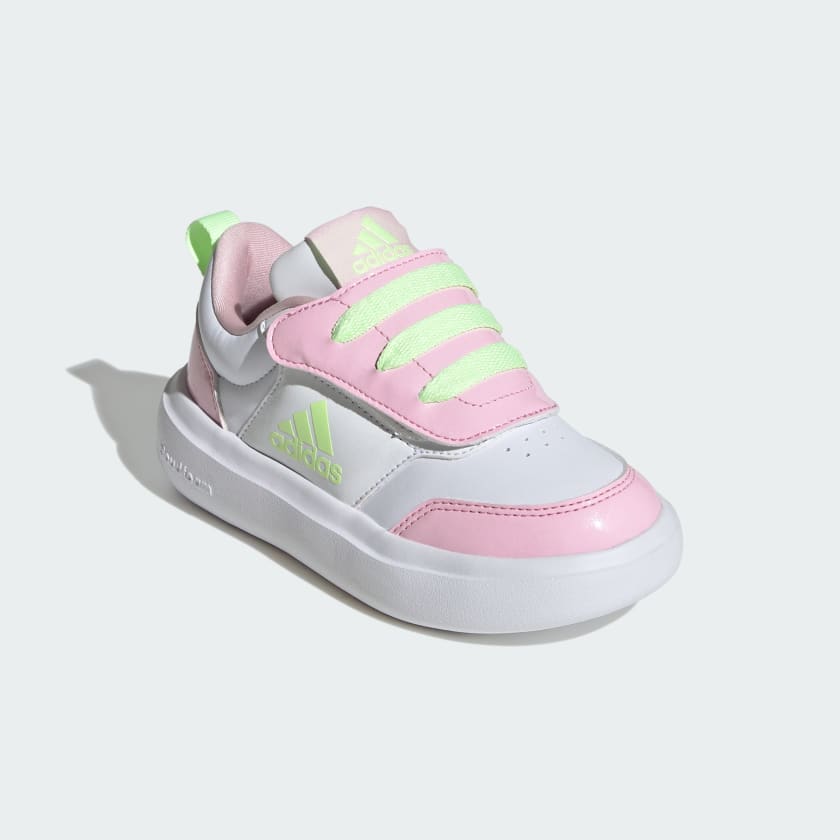 Adidas ADIDAS TODDLER'S PARK ST WHITE/PINK SHOES - INSPORT