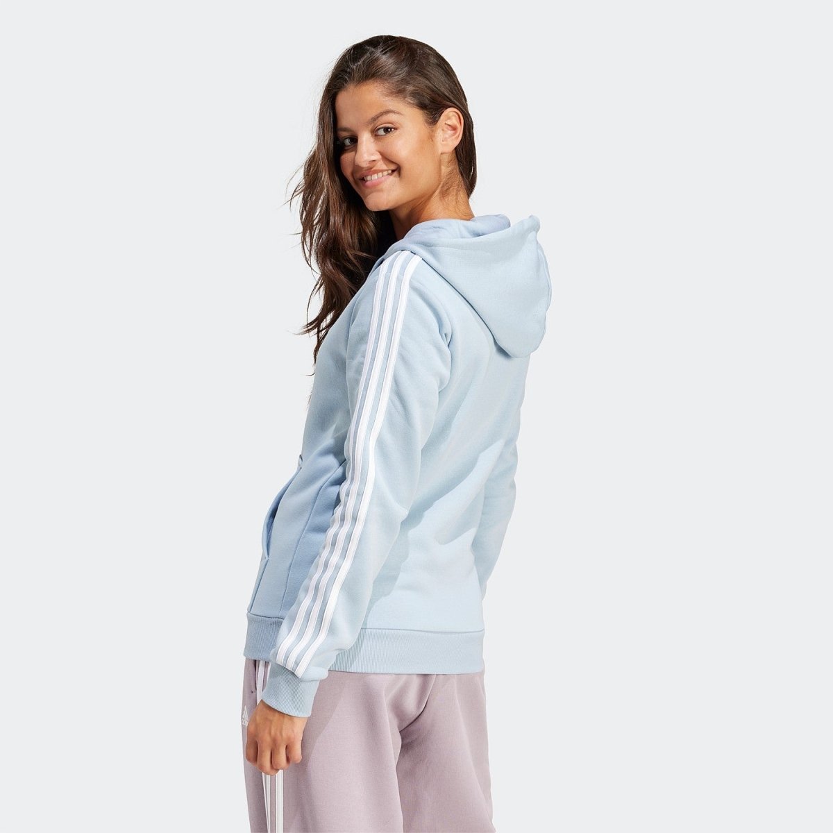 Adidas ADIDAS WOMEN'S 3 Stripes BLUE JACKET - INSPORT