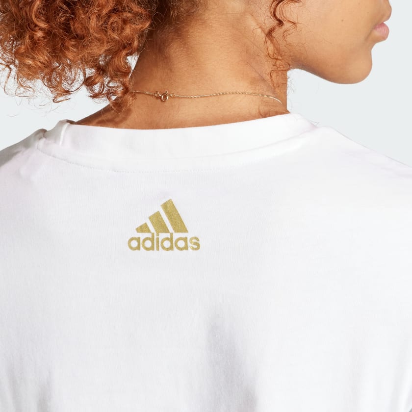 Adidas ADIDAS WOMEN'S BRAND-LOVE WHITE TEE - INSPORT