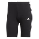 Adidas ADIDAS WOMEN'S ESSENTIALS 3-STRIPES BLACK BIKE SHORTS - INSPORT