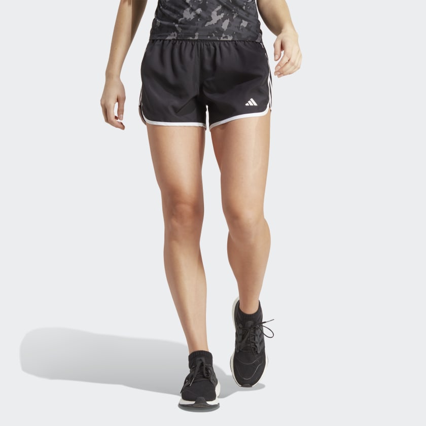 Adidas ADIDAS WOMEN'S MARATHON 20 RUNNING BLACK SHORTS - INSPORT