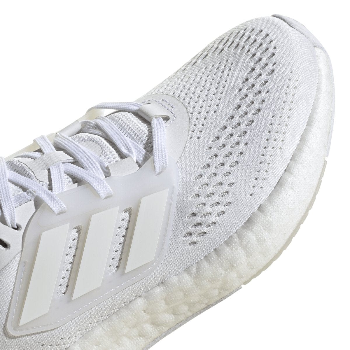 Adidas ADIDAS WOMEN'S PUREBOOST 22 TRIPLE WHITE RUNNING SHOE - INSPORT