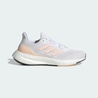 Adidas ADIDAS WOMEN'S PUREBOOST 23 WHITE/QUARTZ RUNNING SHOES - INSPORT