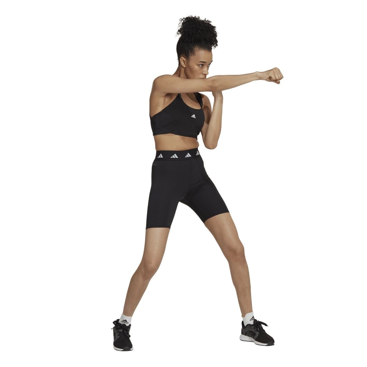 Adidas ADIDAS WOMEN'S TECHFIT BLACK BIKE SHORT TIGHTS - INSPORT