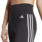 Adidas ADIDAS WOMEN'S TRAIN ESSENTIALS 3-STRIPES HIGH-WAISTED 7/8 BLACK TIGHTS - INSPORT