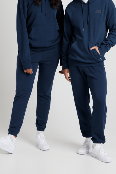 Insport Unisex Alaska Navy Elastic Leg Trackpants