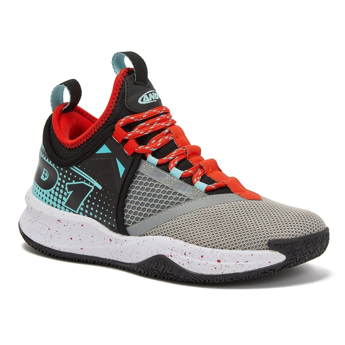 AND-1 AND-1 JUNIOR CHARGE GREY BASKETBALL SHOES - INSPORT