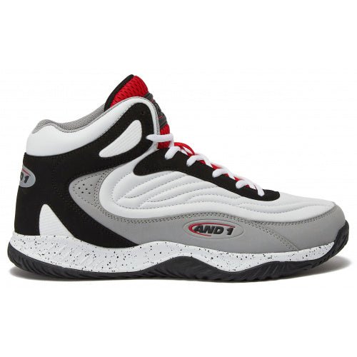 AND 1 AND 1 JUNIOR PULSE 3.0 WHITE/BLACK BASKETBALL SHOE - INSPORT