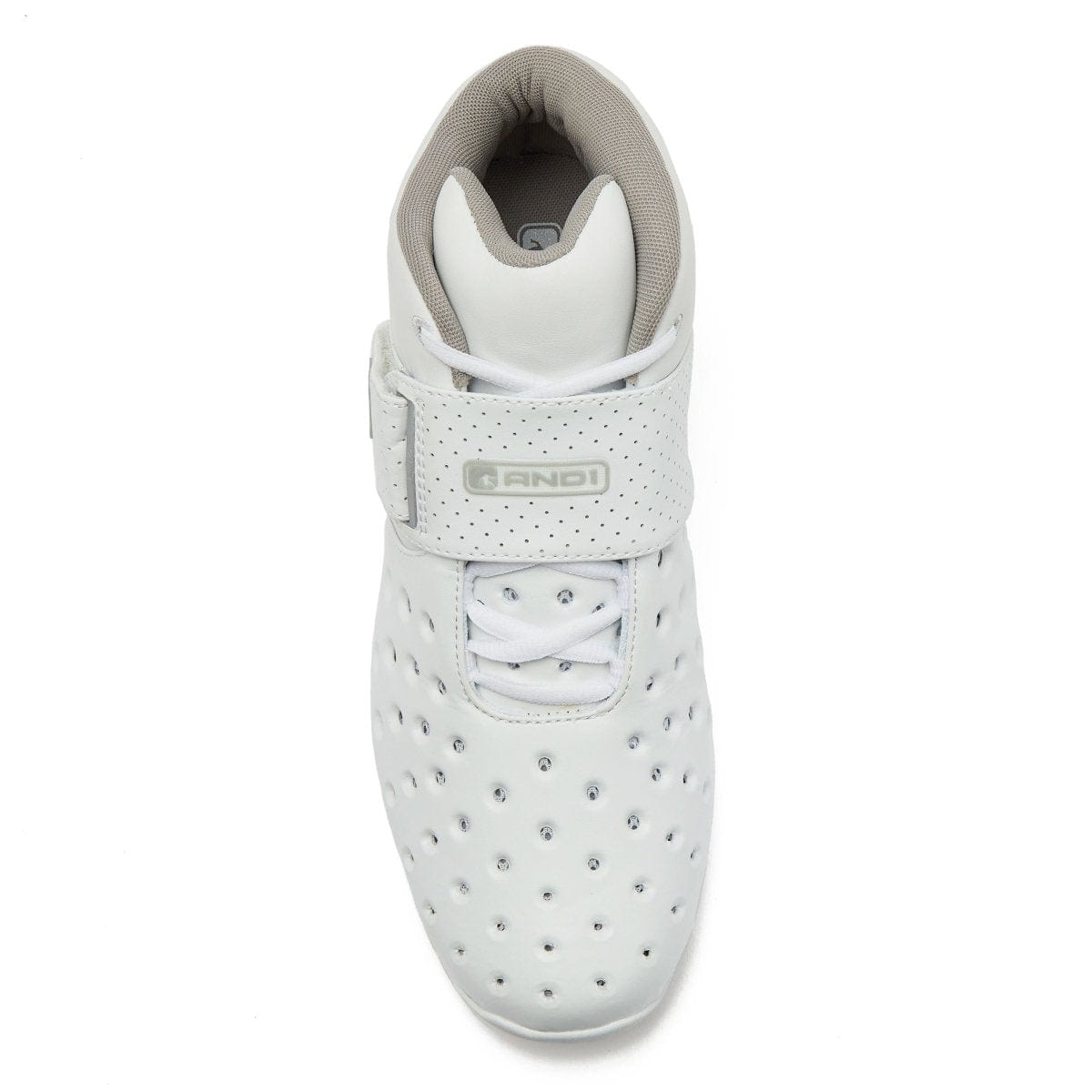 AND-1 AND-1 MEN'S CHOSE ONE TRIPLE WHITE BASKETBALL SHOES - INSPORT