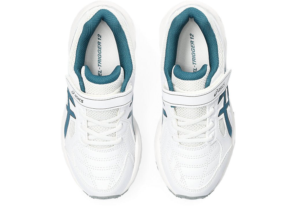 Asics ASICS JUNIOR GEL-TRIGGER 12 TX PS WHITE/TEAL - INSPORT