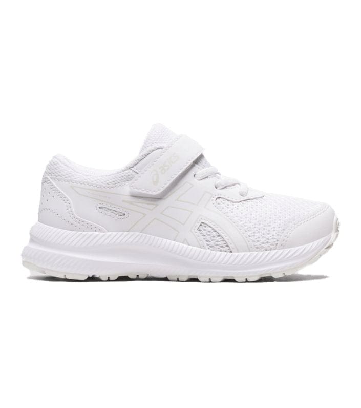 Asics ASICS TODDLER'S CONTEND-8 TRIPLE WHITE RUNNING SHOE - INSPORT