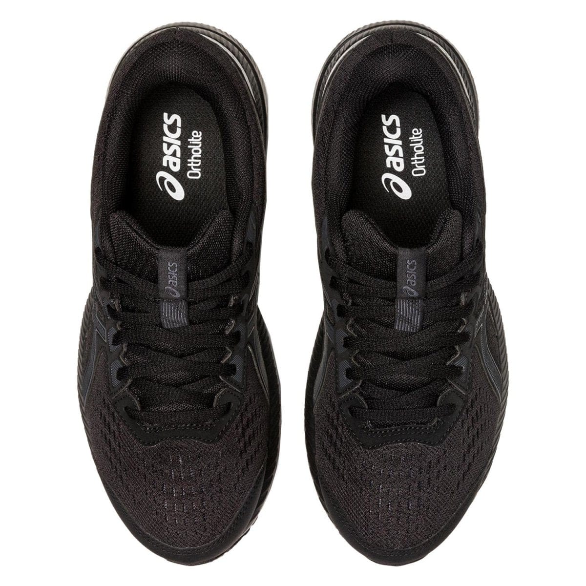 Black sales asics runners