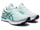 Asics ASICS WOMEN'S GEL-NIMBUS 24 (D WIDE) BLUE RUNNING SHOE - INSPORT